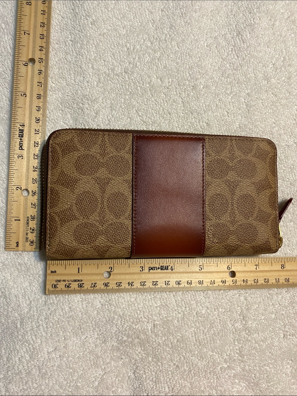Coach Zip Around Wallet - Picture 6 of 7